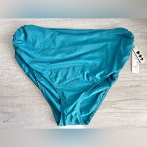 ANNE COLE Plus Size High-Waist Bikini Bottoms
